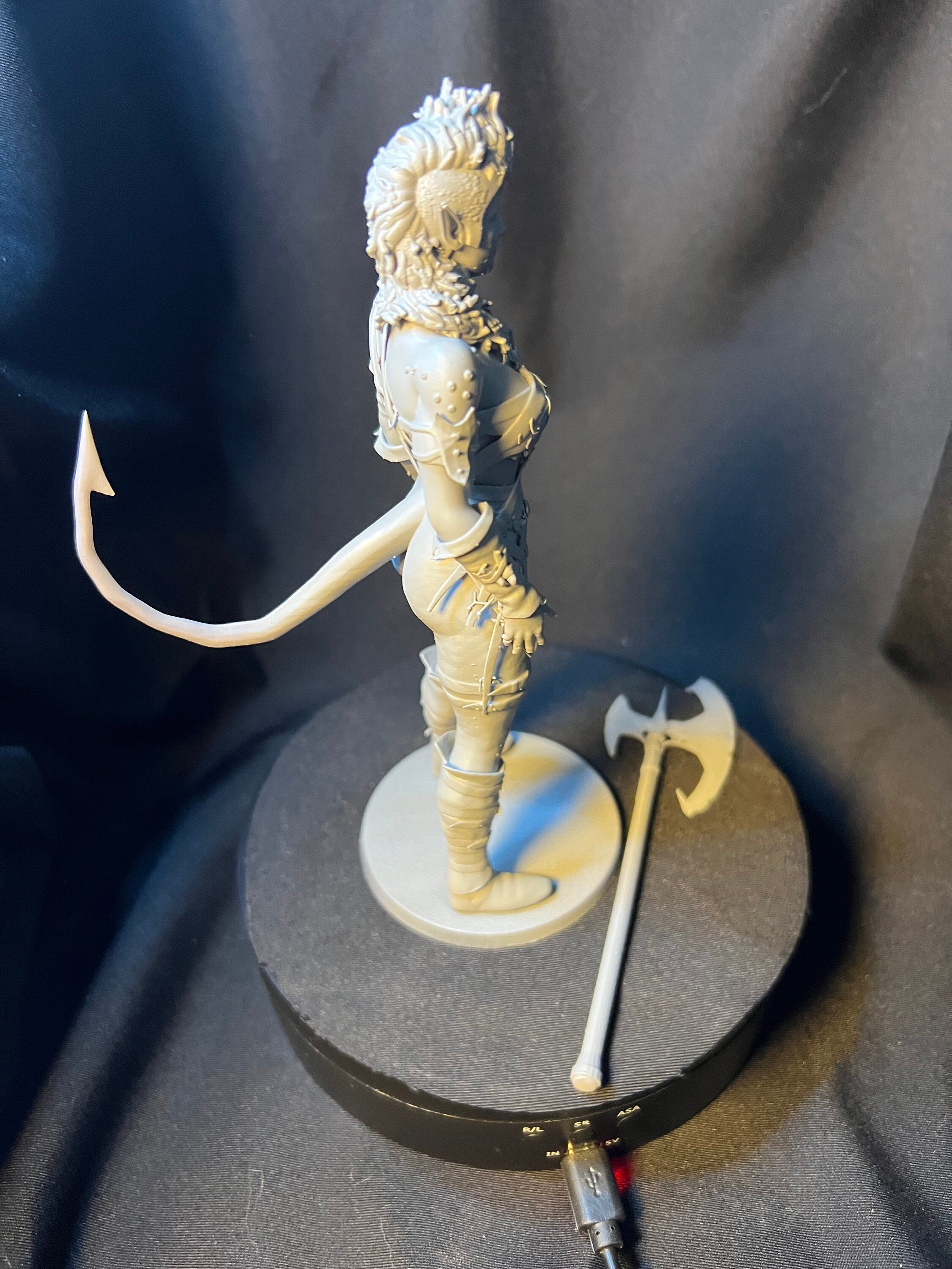 Karlach from Baldurs Gate 3 Figure /  Tiefling Barbarian Figurine