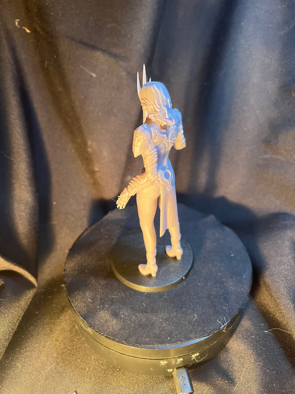 Aurora Armored Woman / Girl with a Trident / Fantasy Warrior Figure