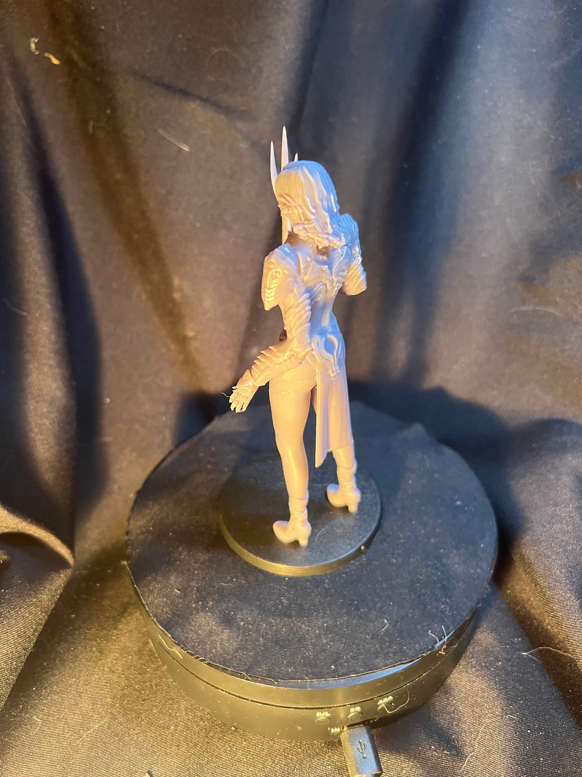 Aurora Armored Woman / Girl with a Trident / Fantasy Warrior Figure
