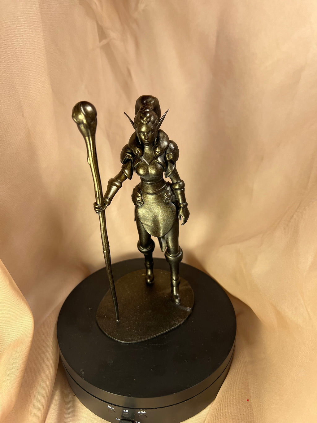 Elf Mage Figure / Elven Wizard Woman Model