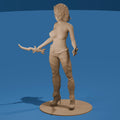 Dual Wielding Elf Rogue Figure