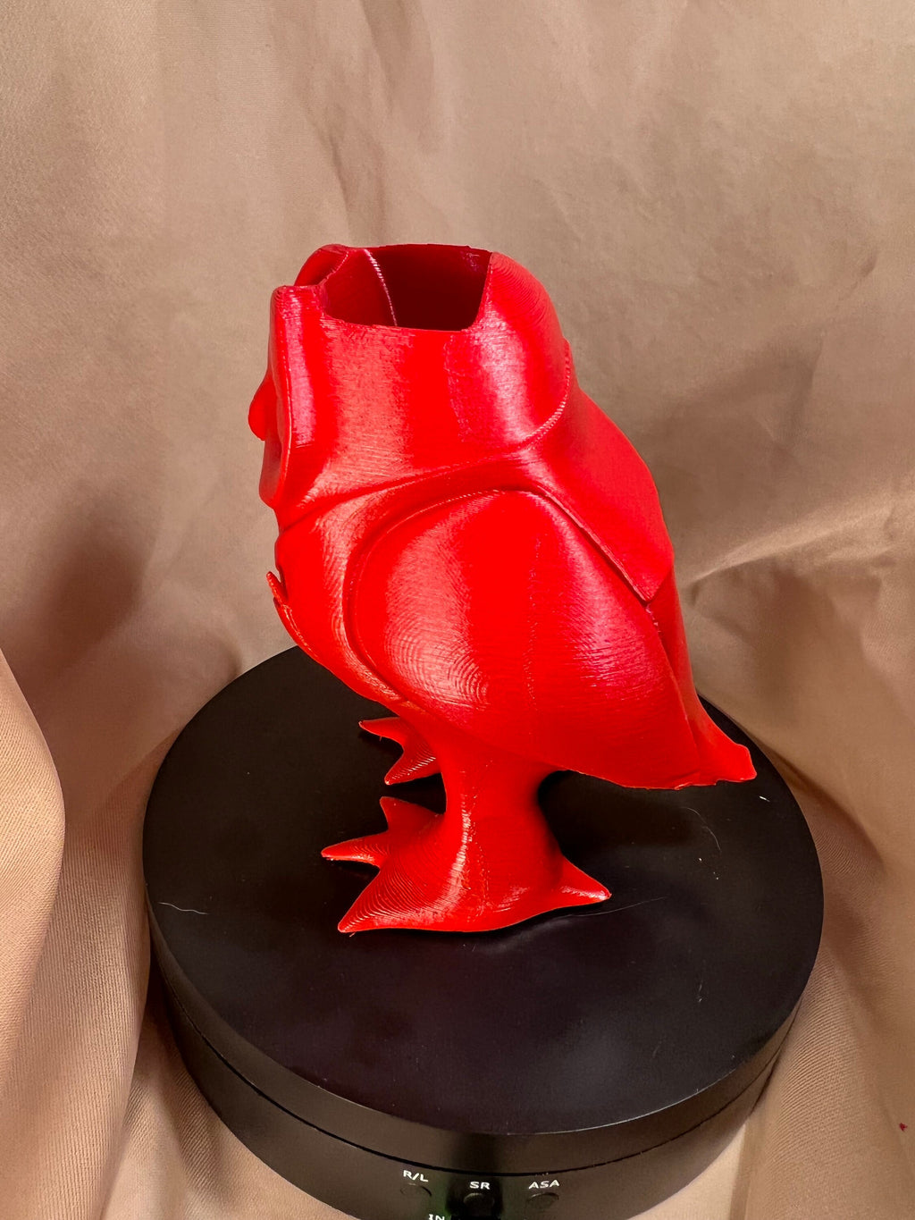 Owl Desk Organizer, Pen Brush Holder, 4.5" Tall