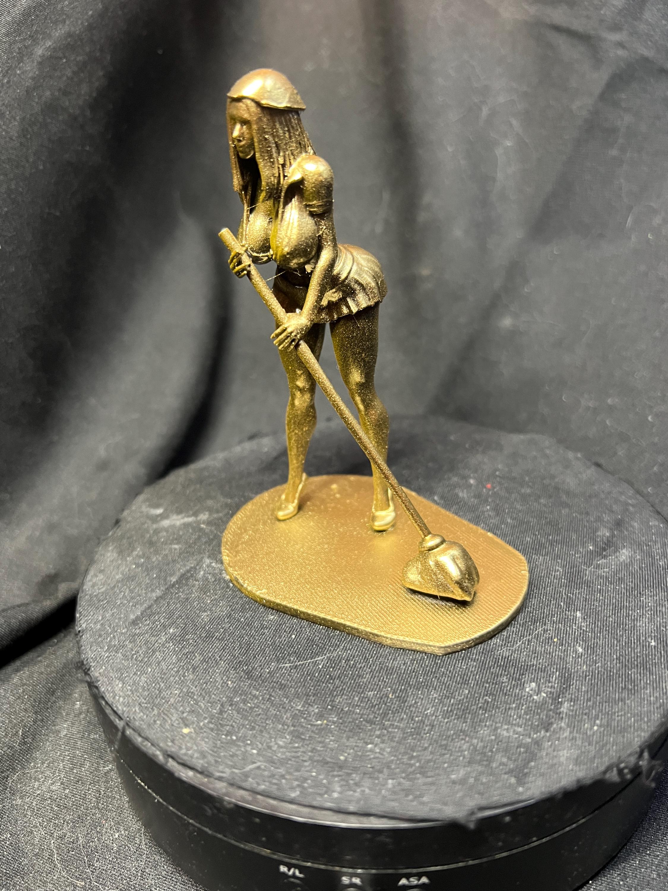 Sexy Sailor Girl Mopping the Deck Collectible Figure