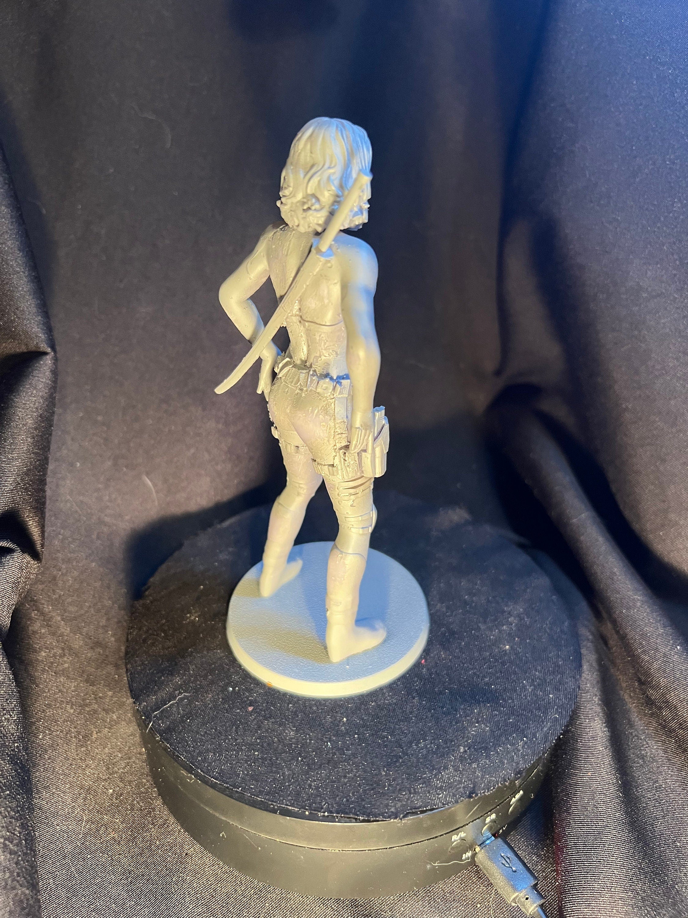 Modern Ninja Woman Figurine