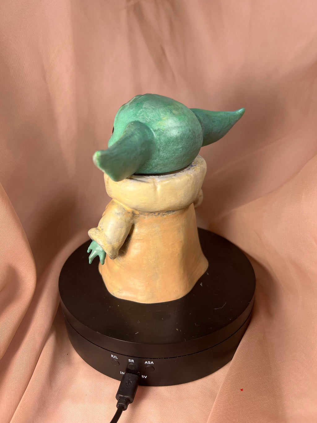 Hand-Painted Space Baby Figurine: 4.5-inch Sci-Fi Collectible