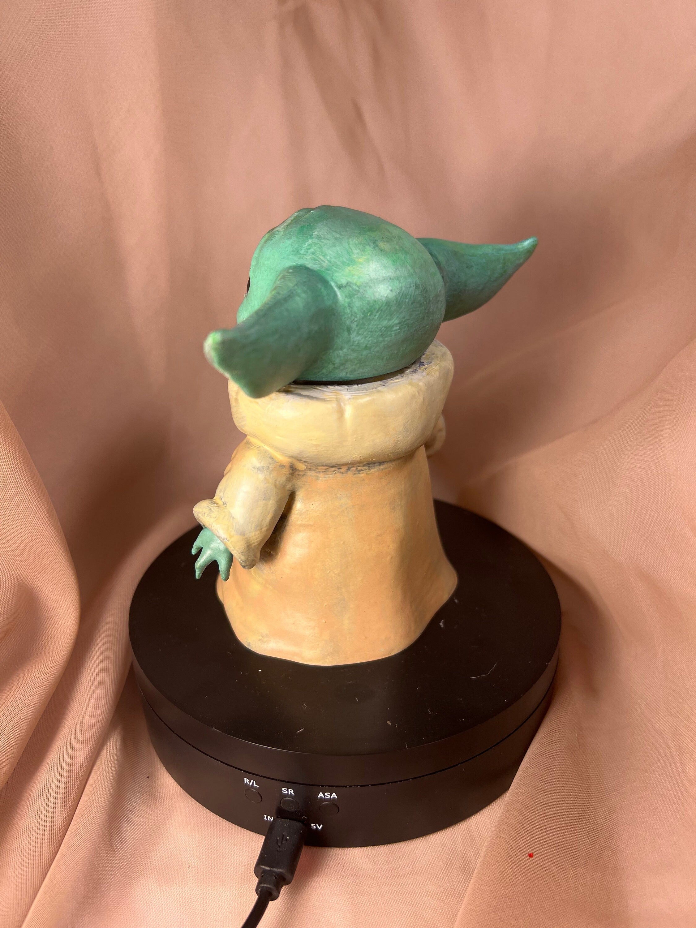 Hand-Painted Space Baby Figurine: 4.5-inch Sci-Fi Collectible