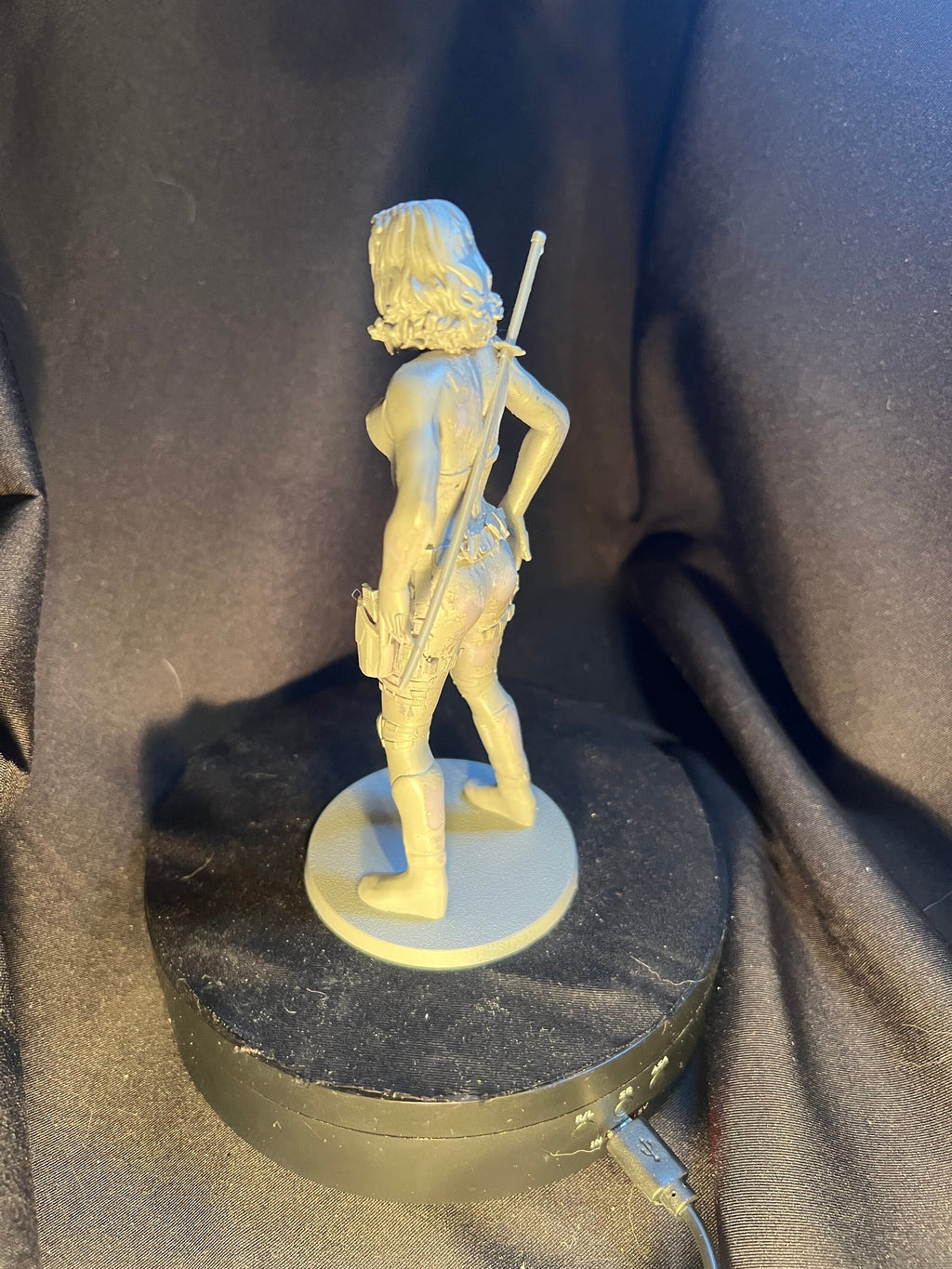 Modern Ninja Woman Figurine
