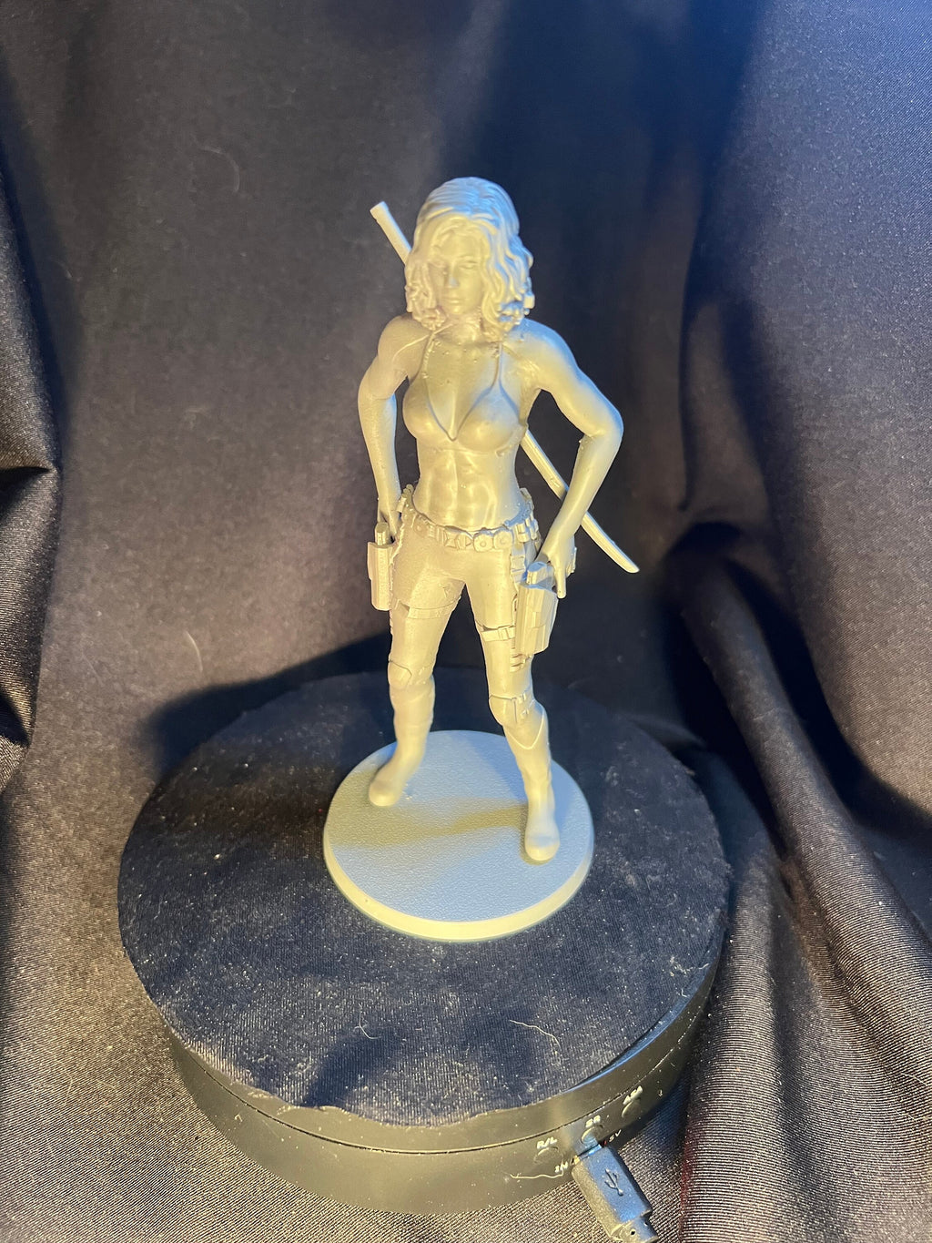 Modern Ninja Woman Figurine