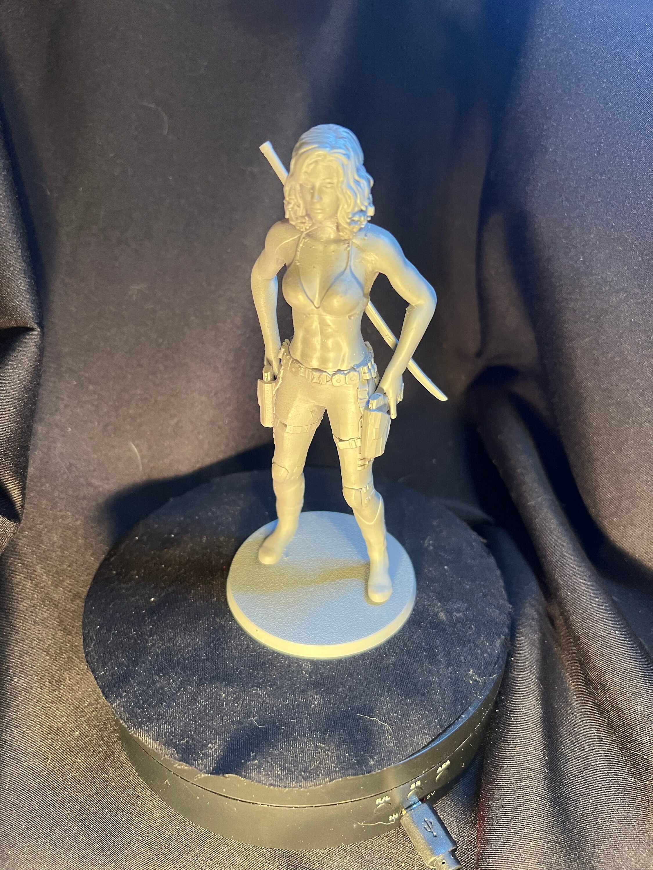 Modern Ninja Woman Figurine