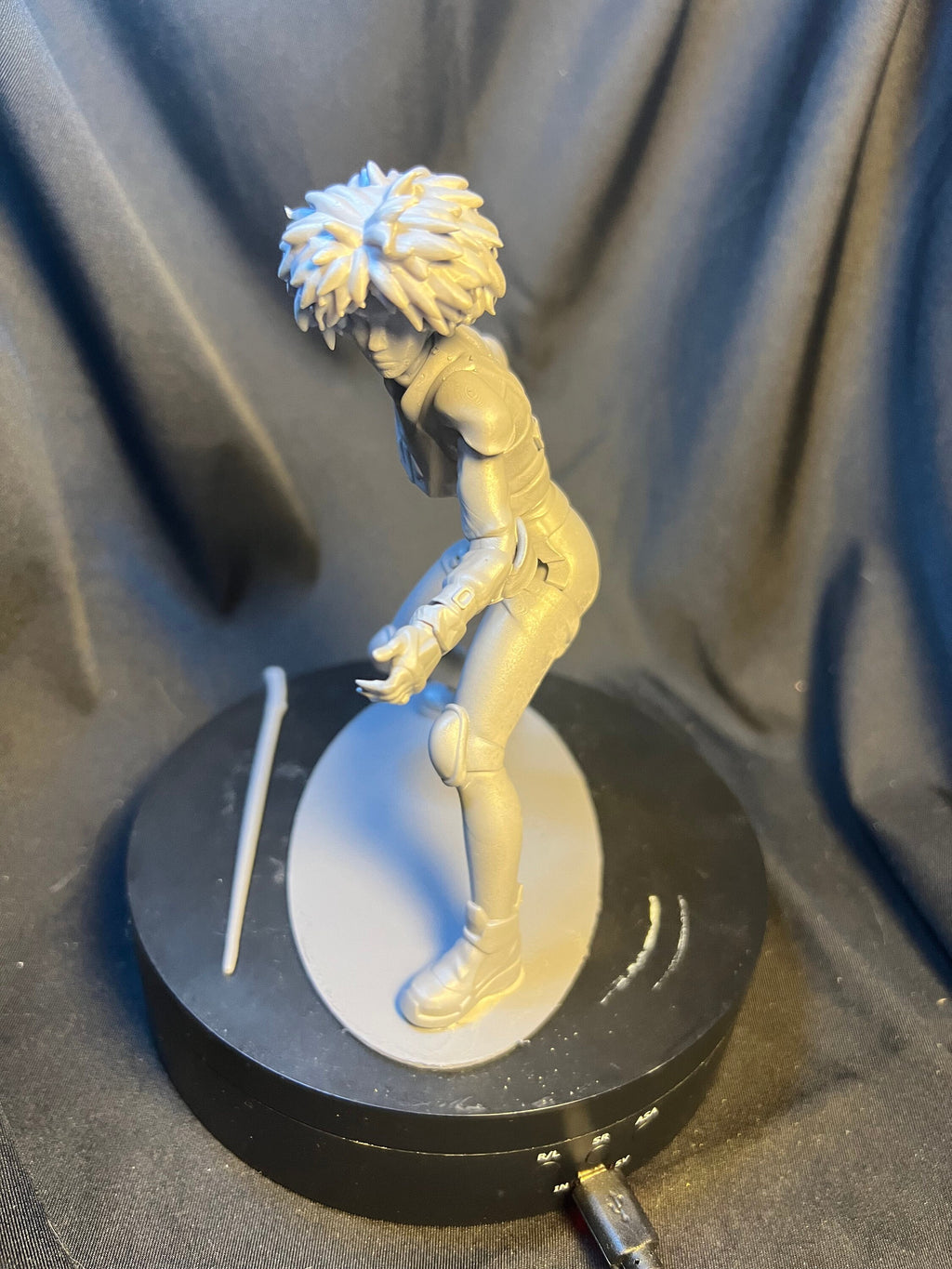 Sci-Fi Fan Art Figure: 3D Printed Space Warrior, 5.75"
