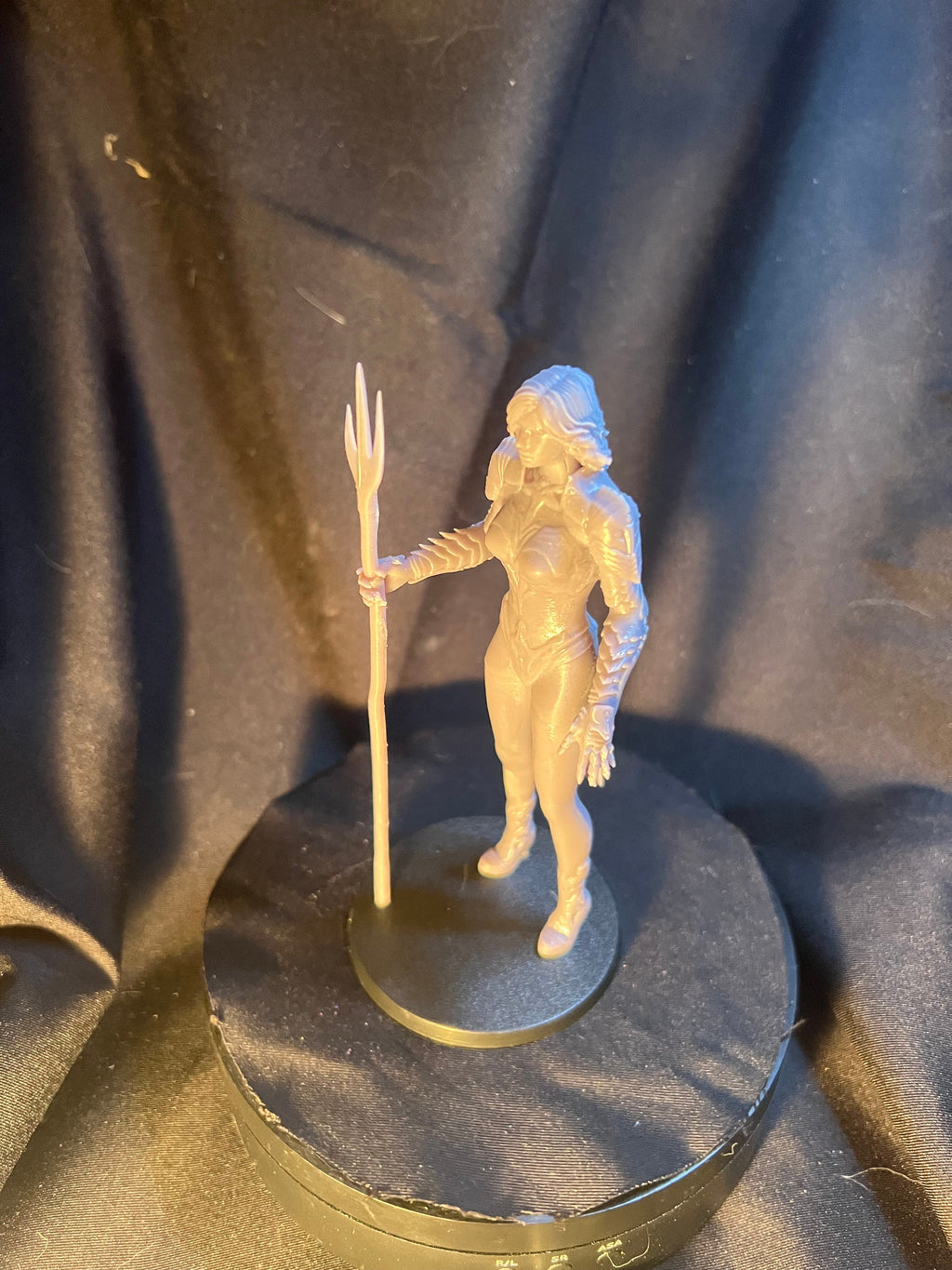 Aurora Armored Woman / Girl with a Trident / Fantasy Warrior Figure