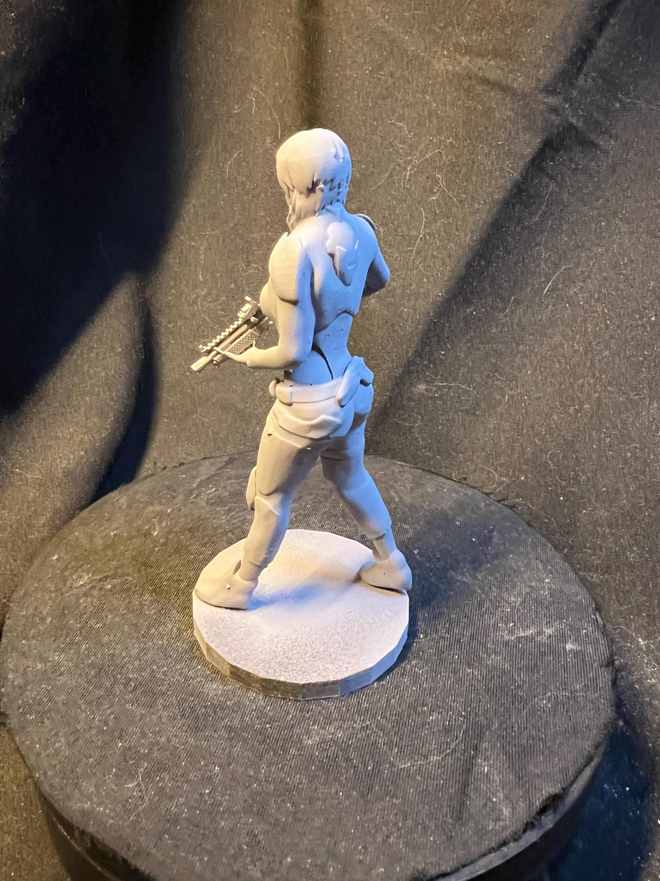 Futuristic Fighter Woman with Shotgun