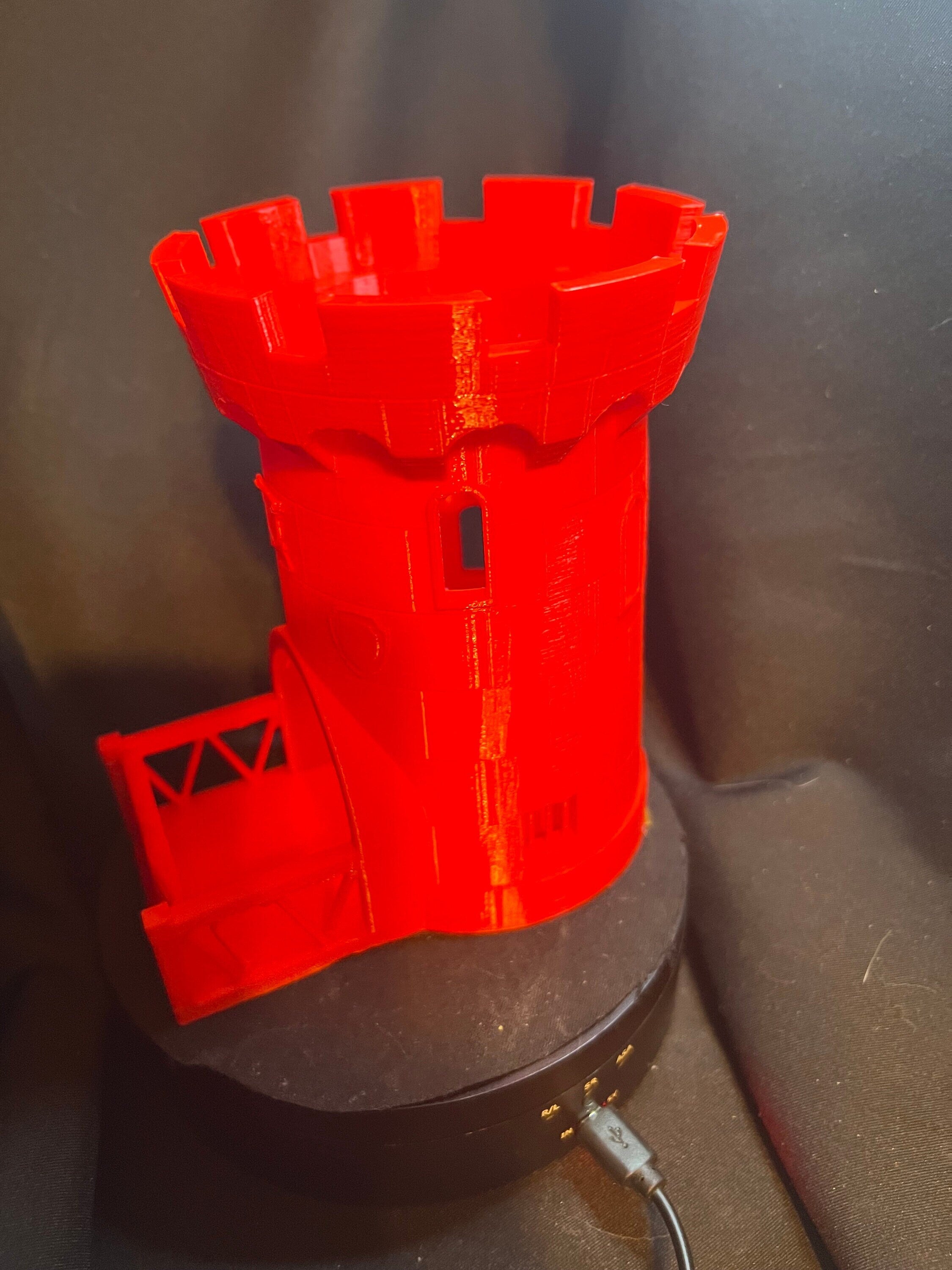 Dungeons and Dragons Dice Tower Round