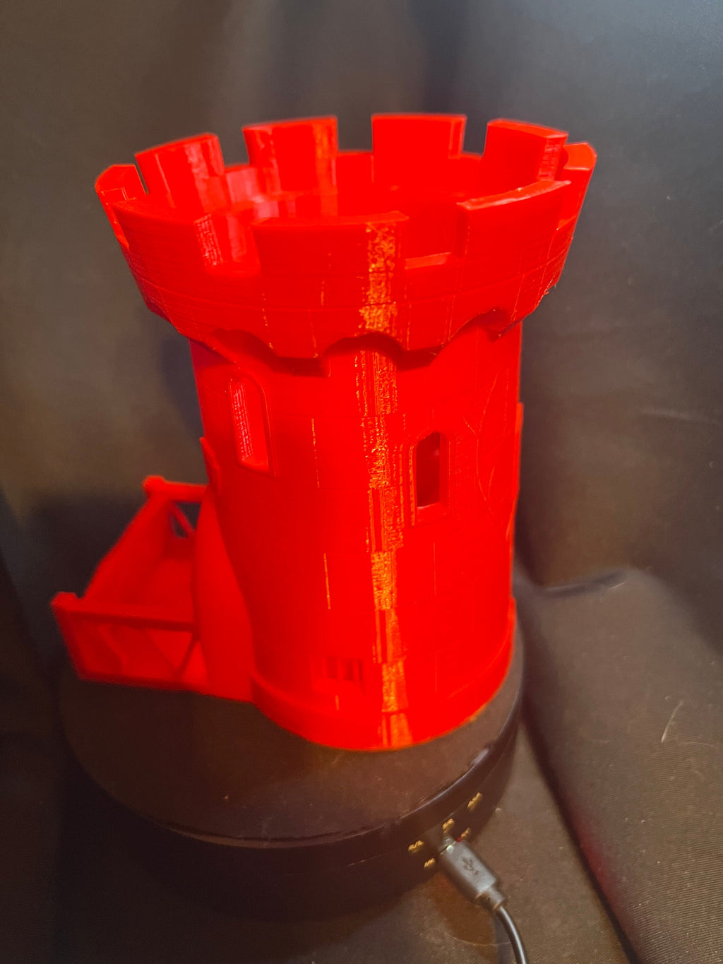 Dungeons and Dragons Dice Tower Round