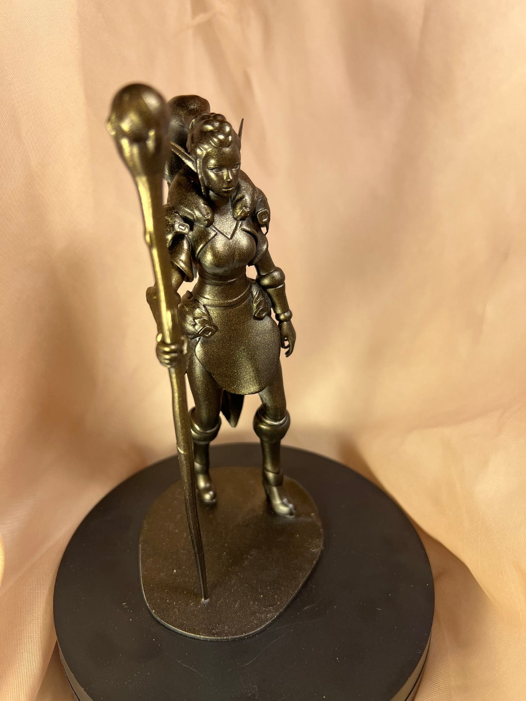 Elf Mage Figure / Elven Wizard Woman Model