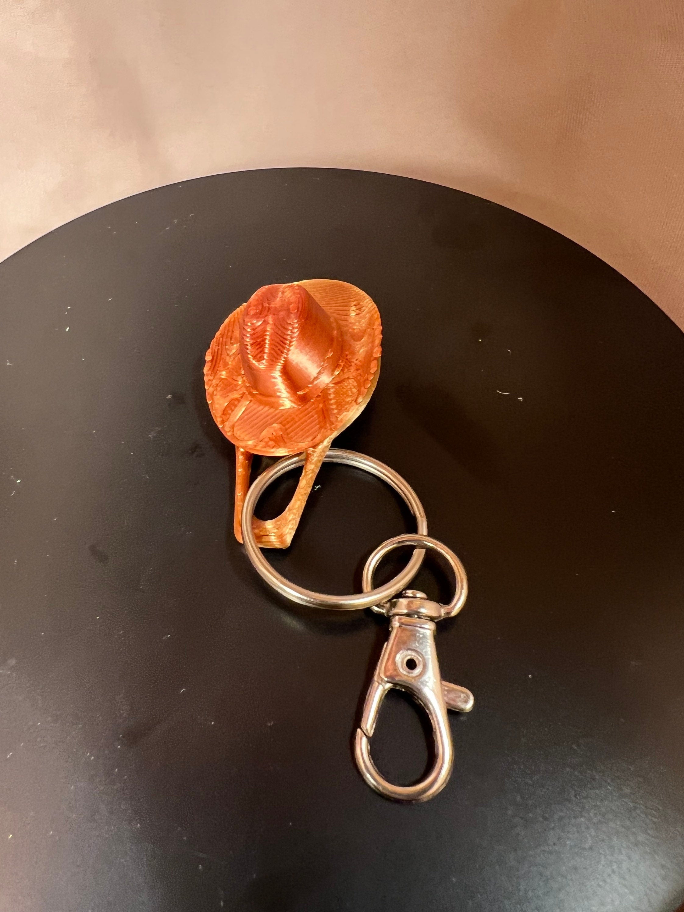 Cowboy hat keychain / Western Keychain