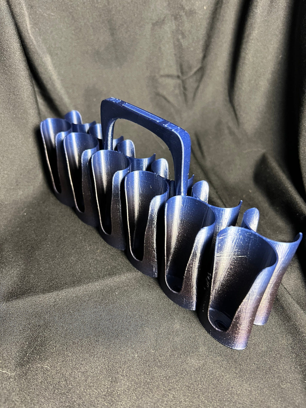 12-Slot Paint Tube Holder: Acrylic or Oil Paint Organizer. For 12 ml or .4 oz tubes.