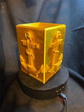 Navy Pencil Holder / Sailor Vase