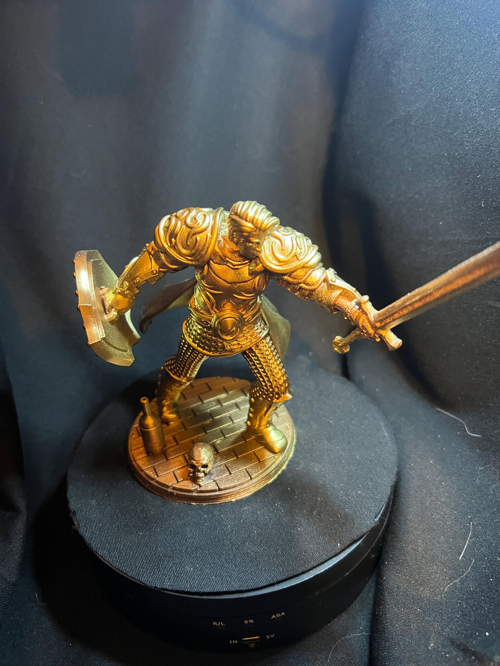 Fully armored medieval-style knight