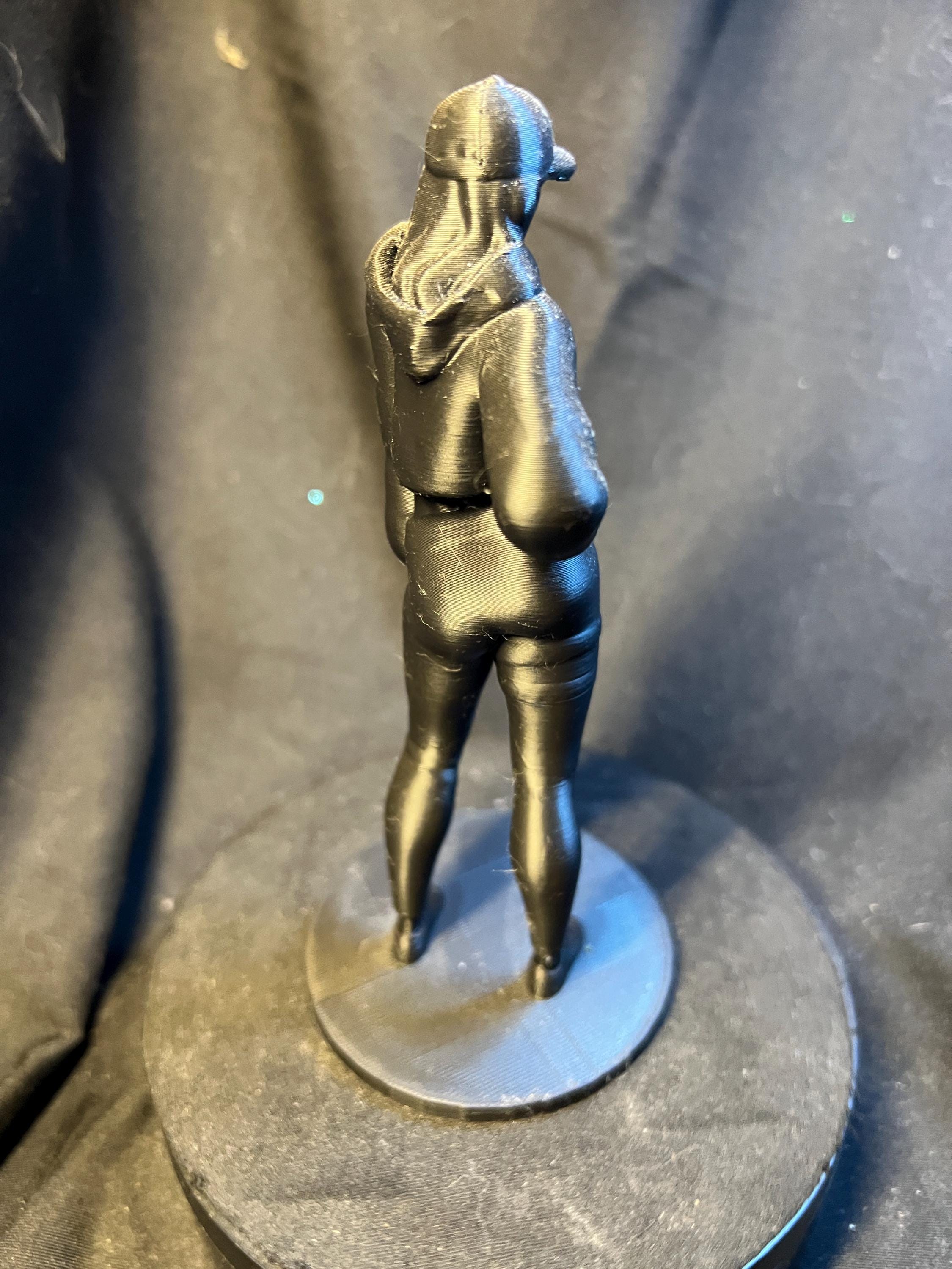Sporty Girl Miniature Figure: Playful Athletic Character
