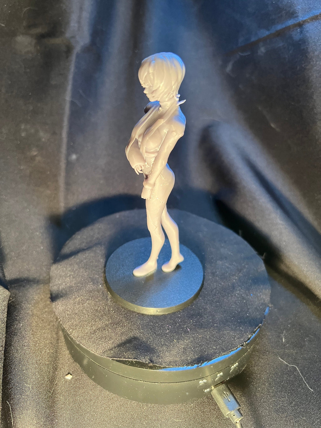 Injured Anime Woman Figurine