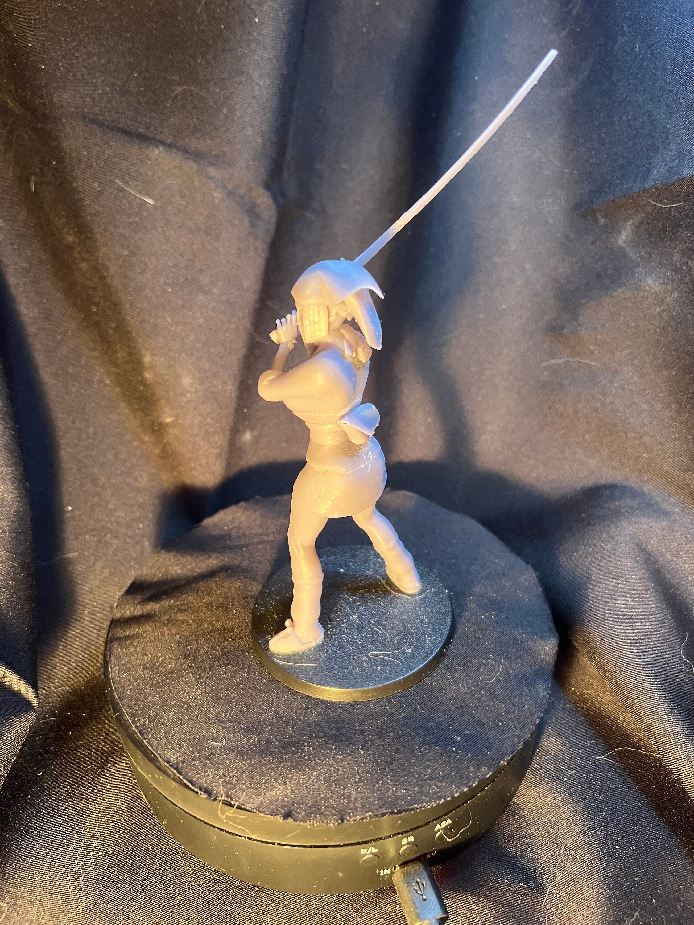 Peasant Japanese Woman Figure / Female with a Sword