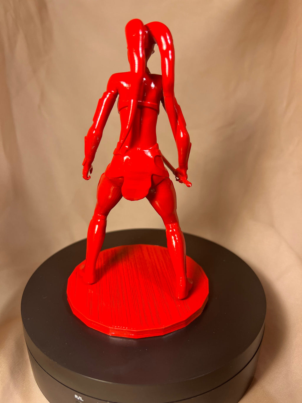 Female Space Warrior Dark Side Figure / Talon Figurine