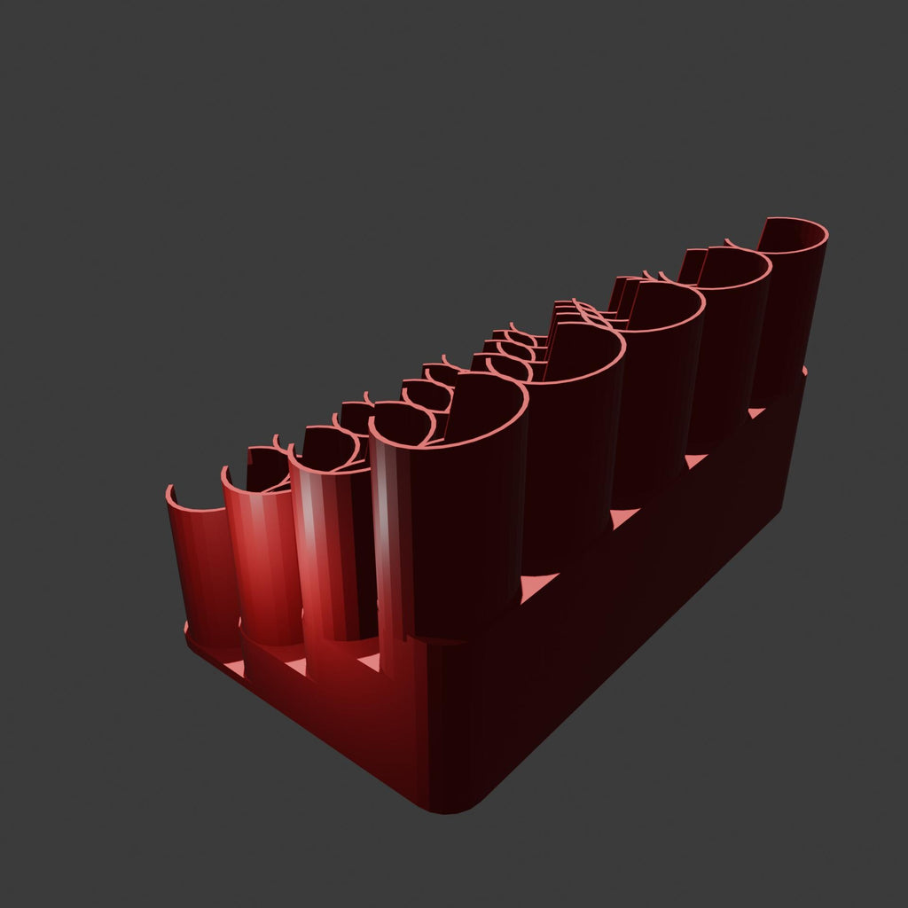 20 Slot Stepped Paint Tube Holder for 2 fl oz / 60 ml paint tubes