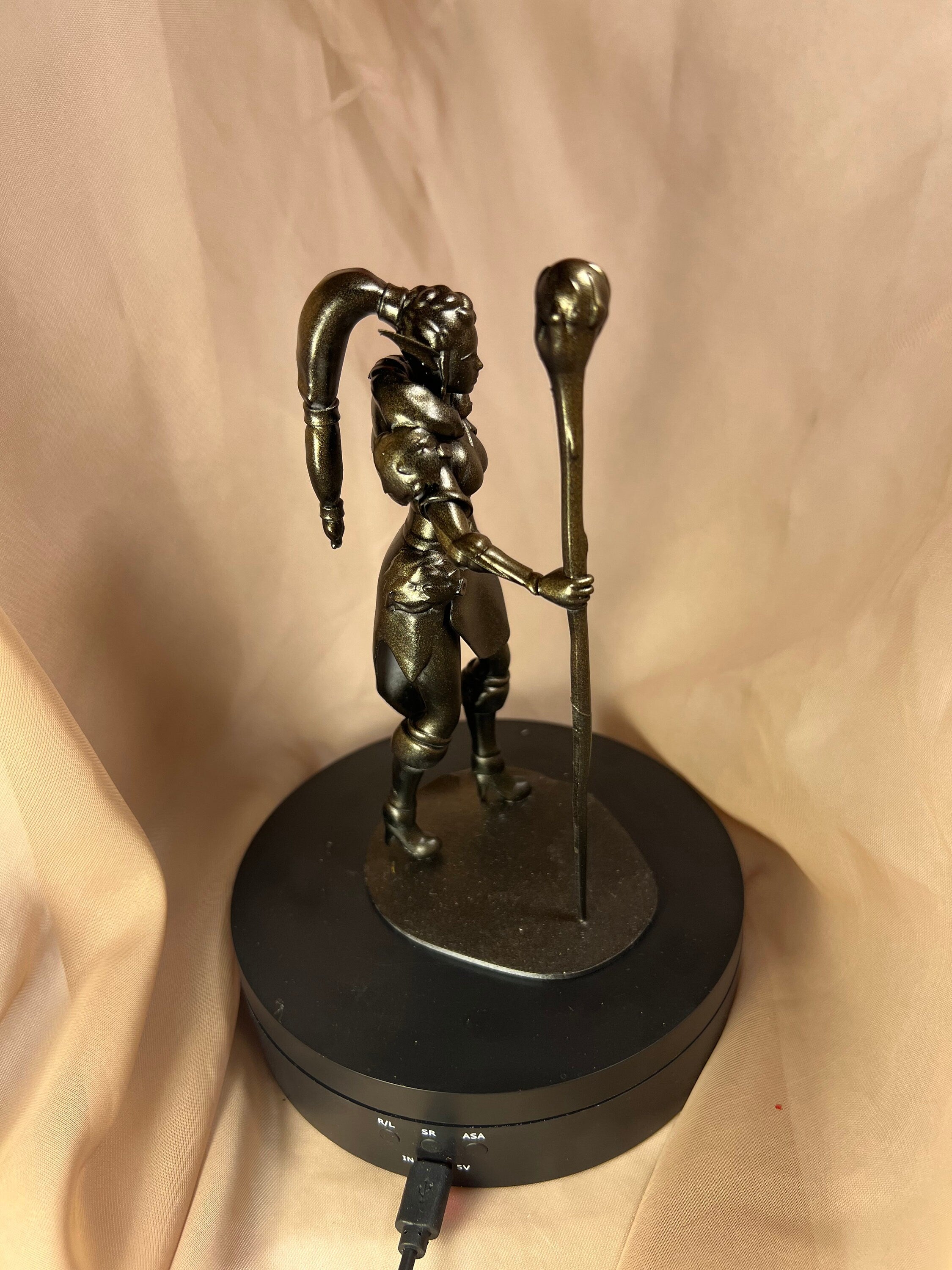 Elf Mage Figure / Elven Wizard Woman Model