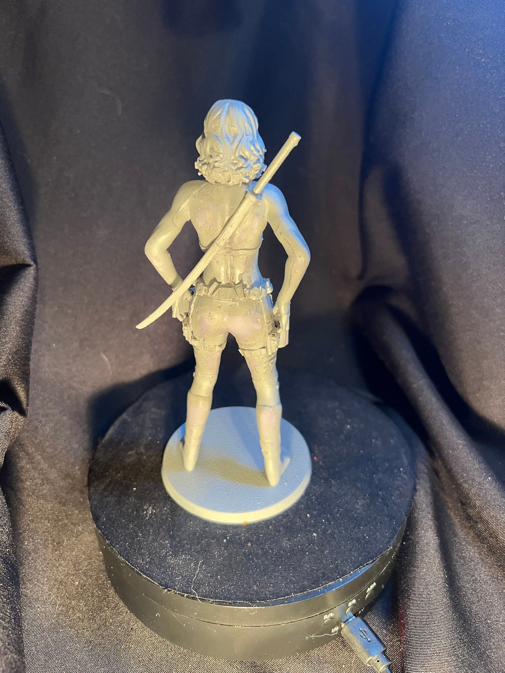 Modern Ninja Woman Figurine
