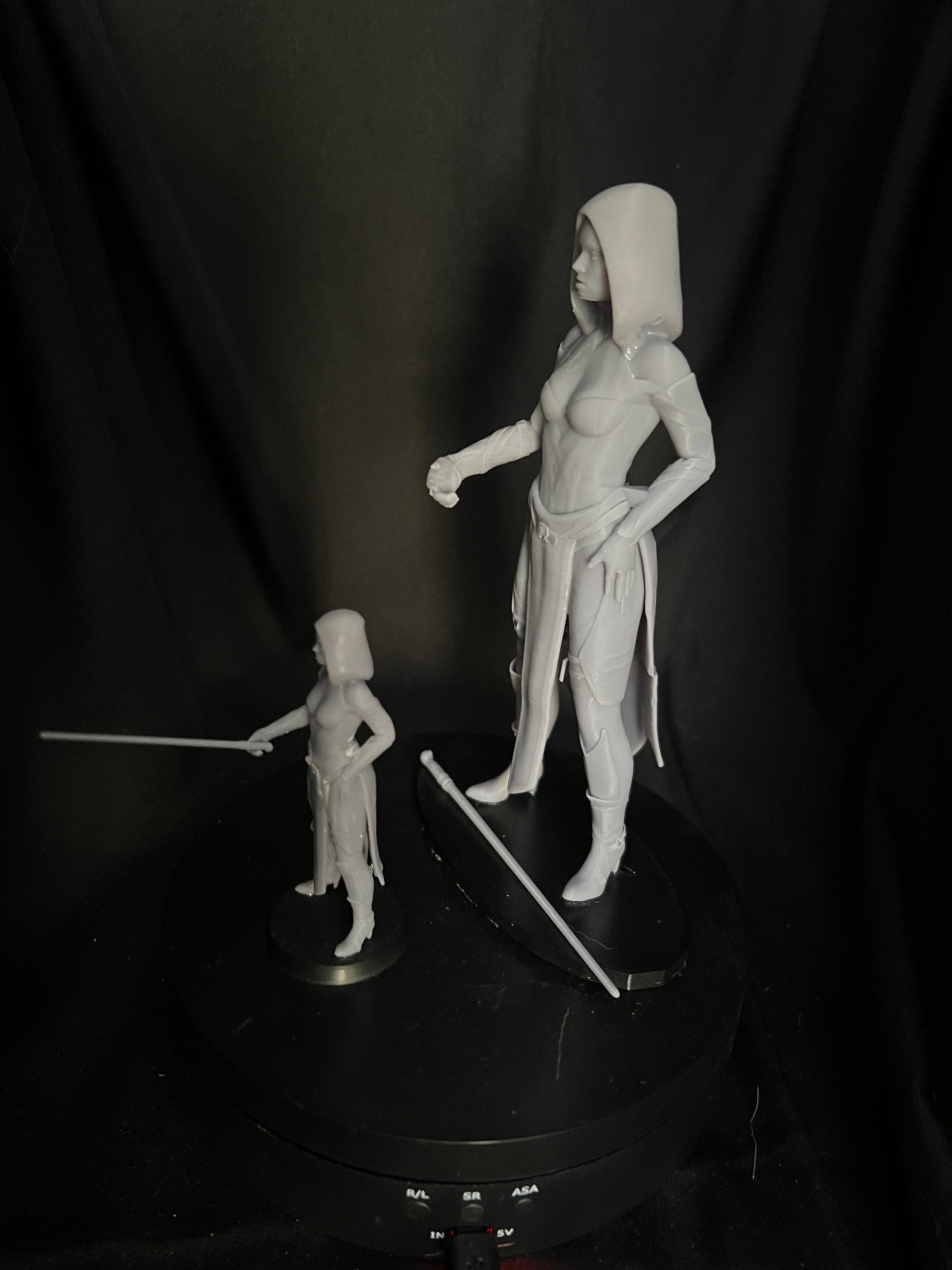 Evil Space Wizard Female / Sexy Science Fiction Female Figure