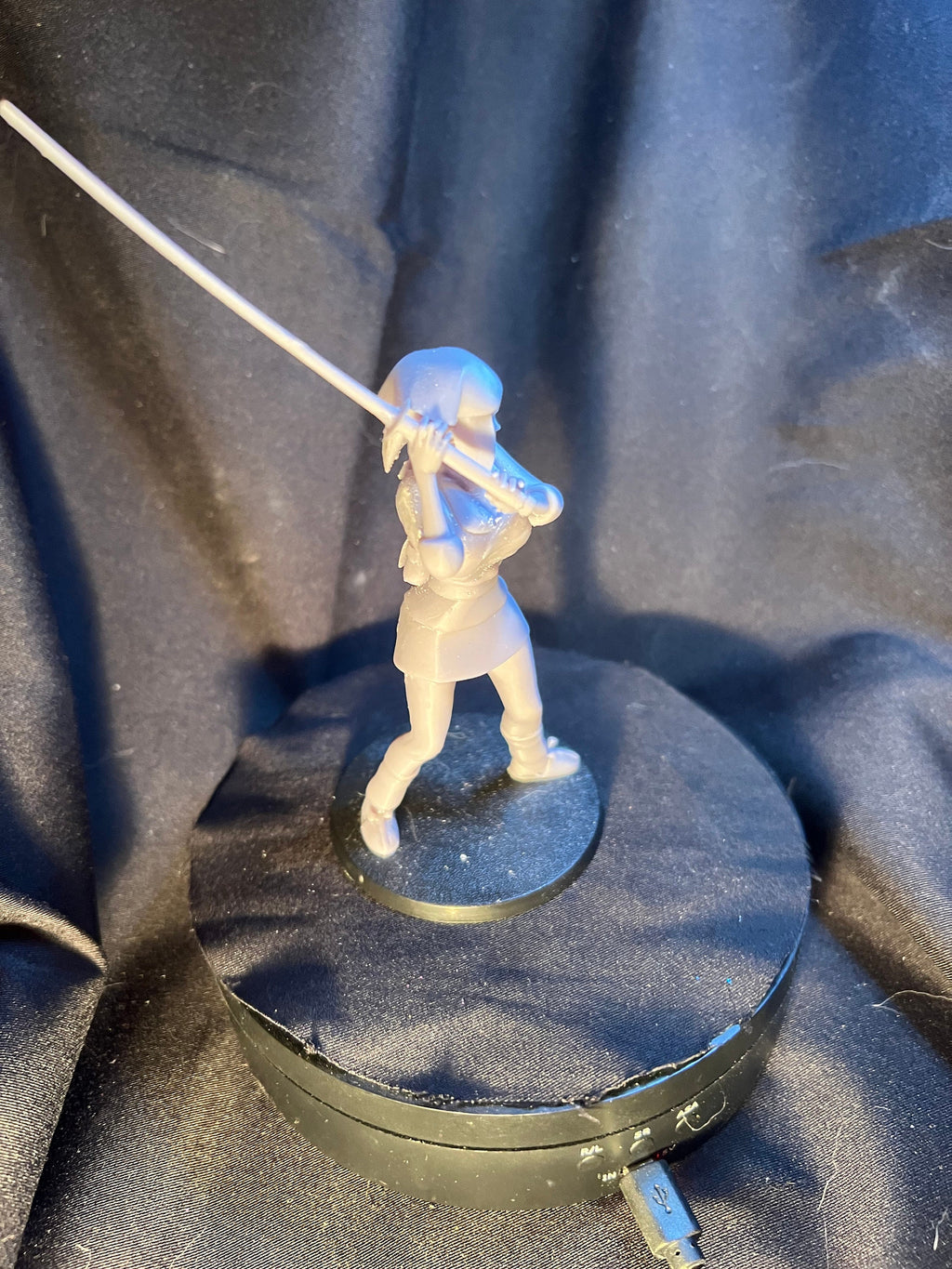 Peasant Japanese Woman Figure / Female with a Sword