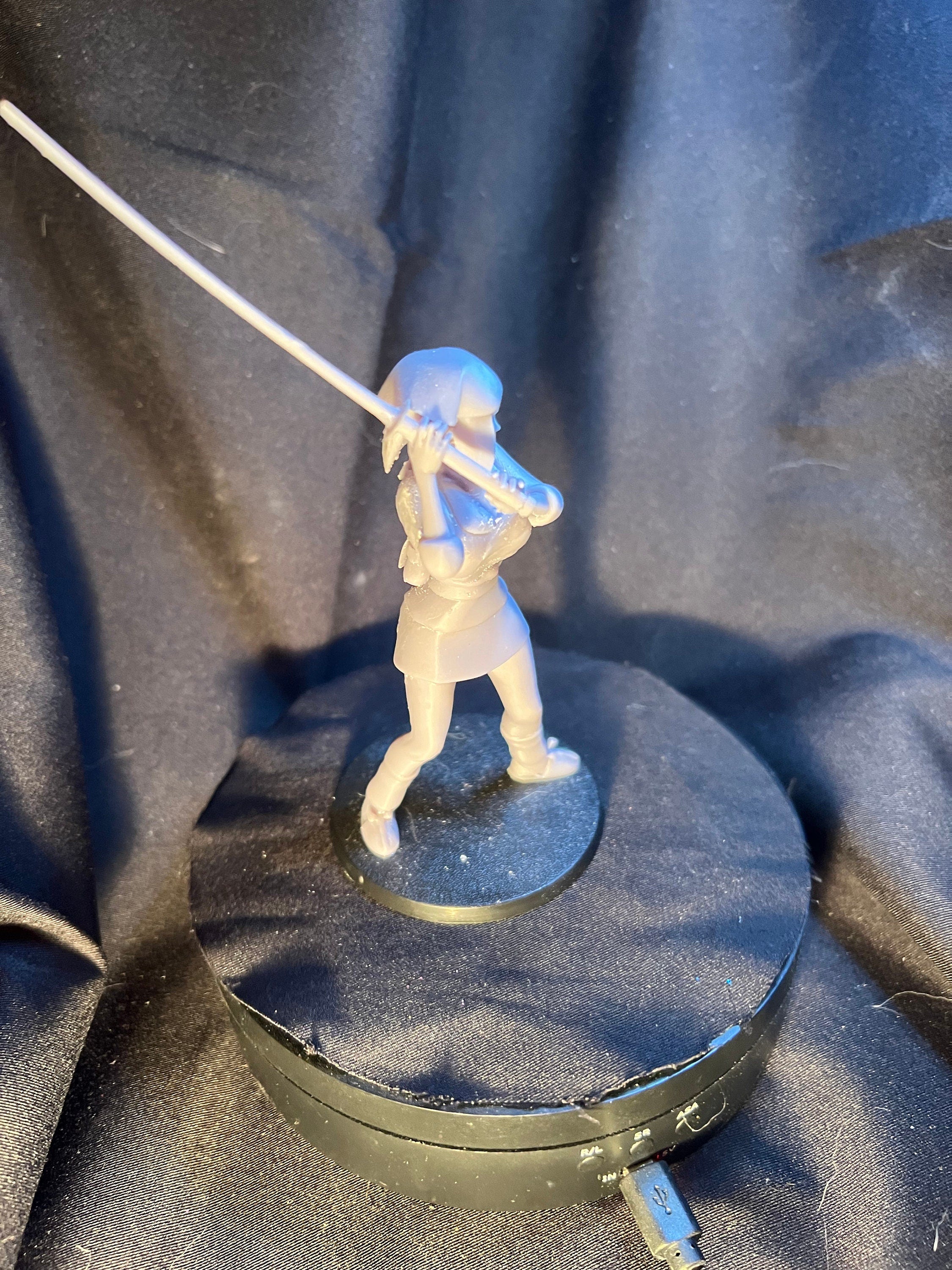 Peasant Japanese Woman Figure / Female with a Sword