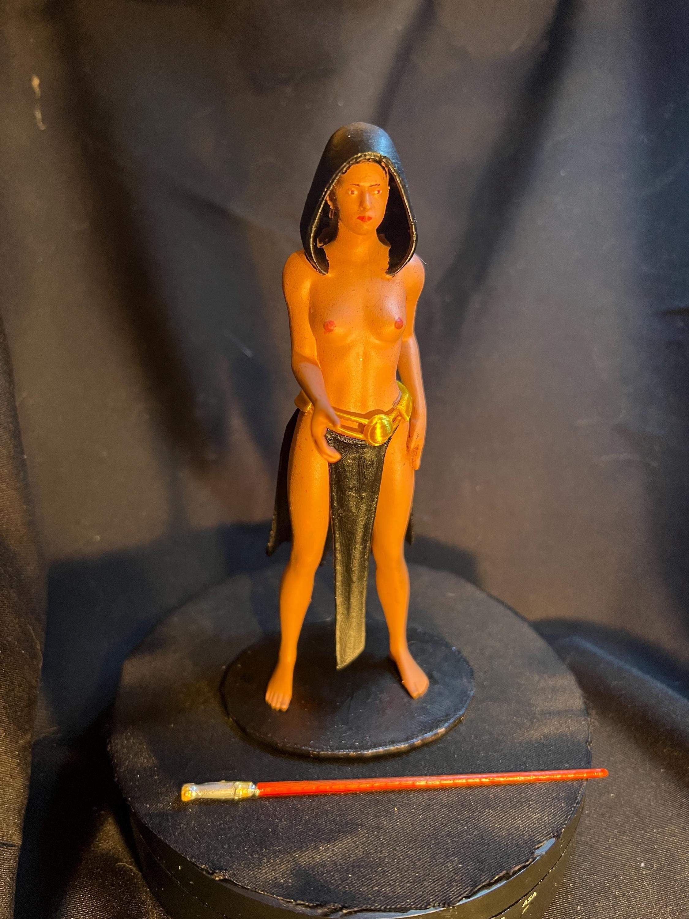 Evil Space Wizard / Science Fiction Female Nude Figure