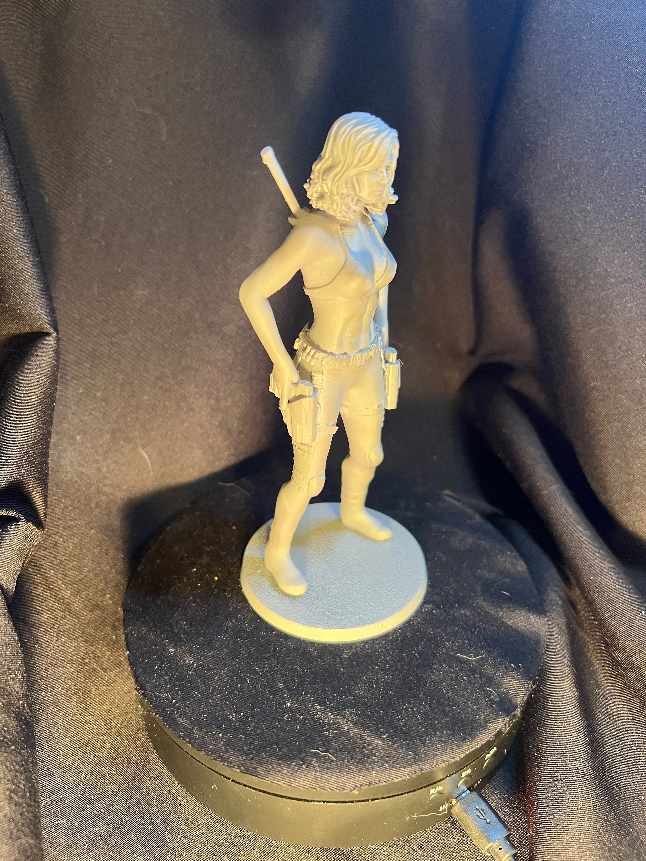 Modern Ninja Woman Figurine