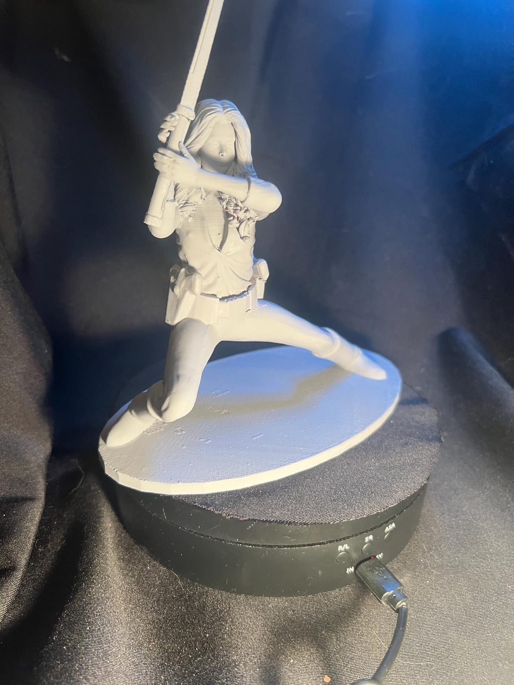Modern Ninja Model / Warrior Woman Figurine