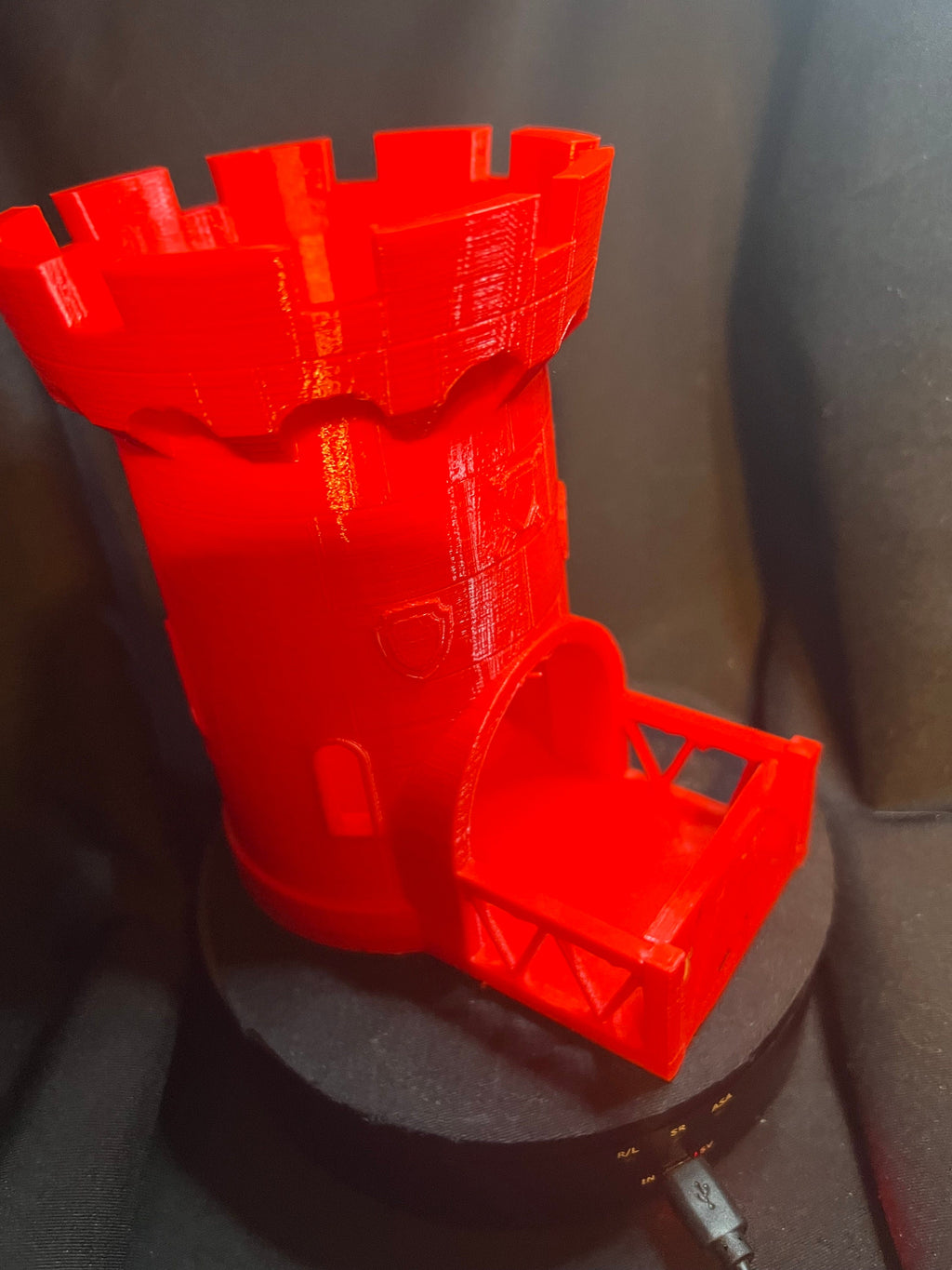 Dungeons and Dragons Dice Tower Round