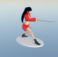 Anime Sword Fighting Girl