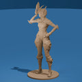 Sci-fi Bunny Figure / Video Game Character