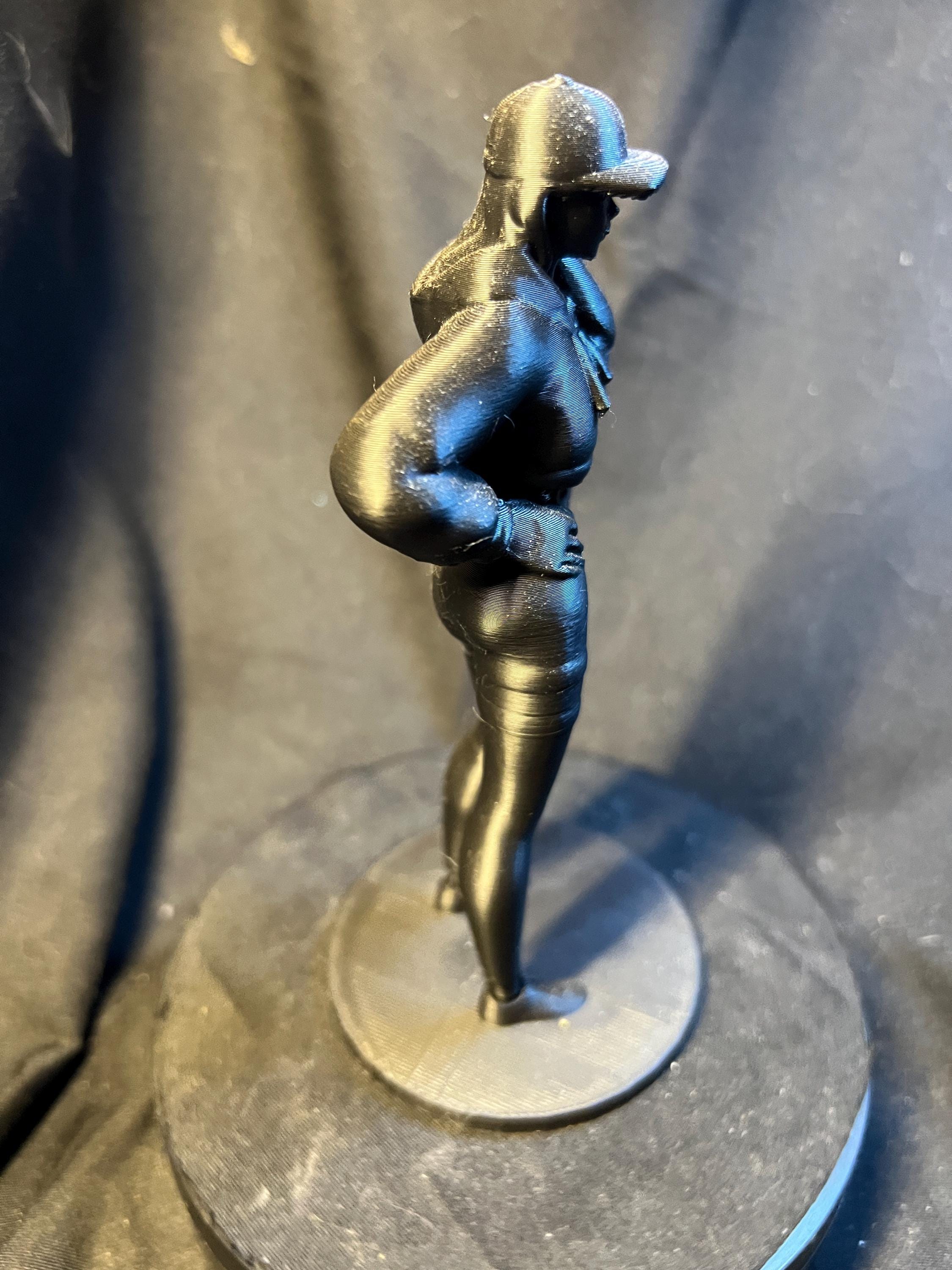 Sporty Girl Miniature Figure: Playful Athletic Character