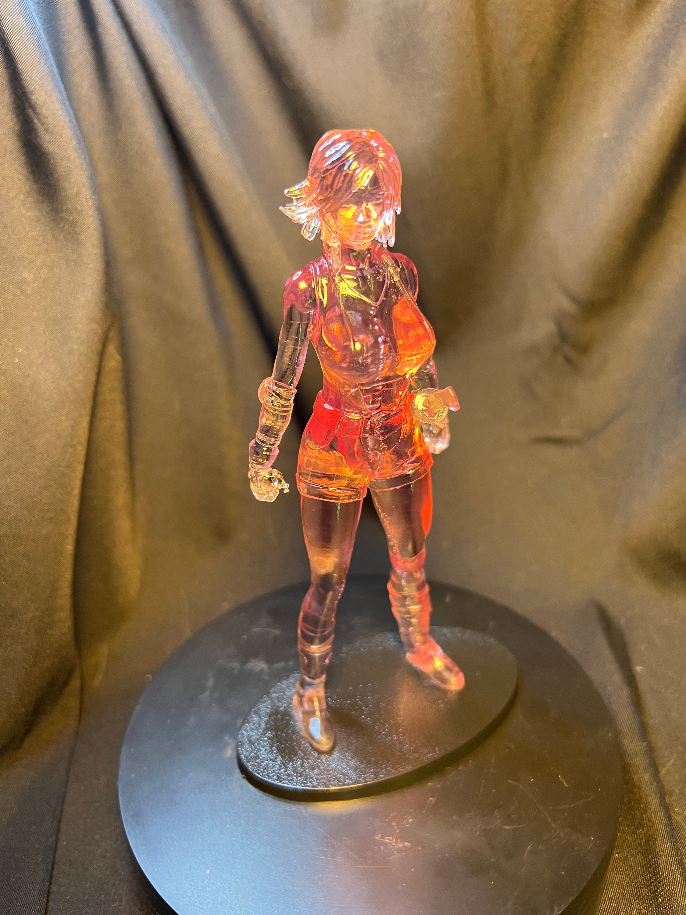 Modern Chinese Sword Fighting Girl Figure