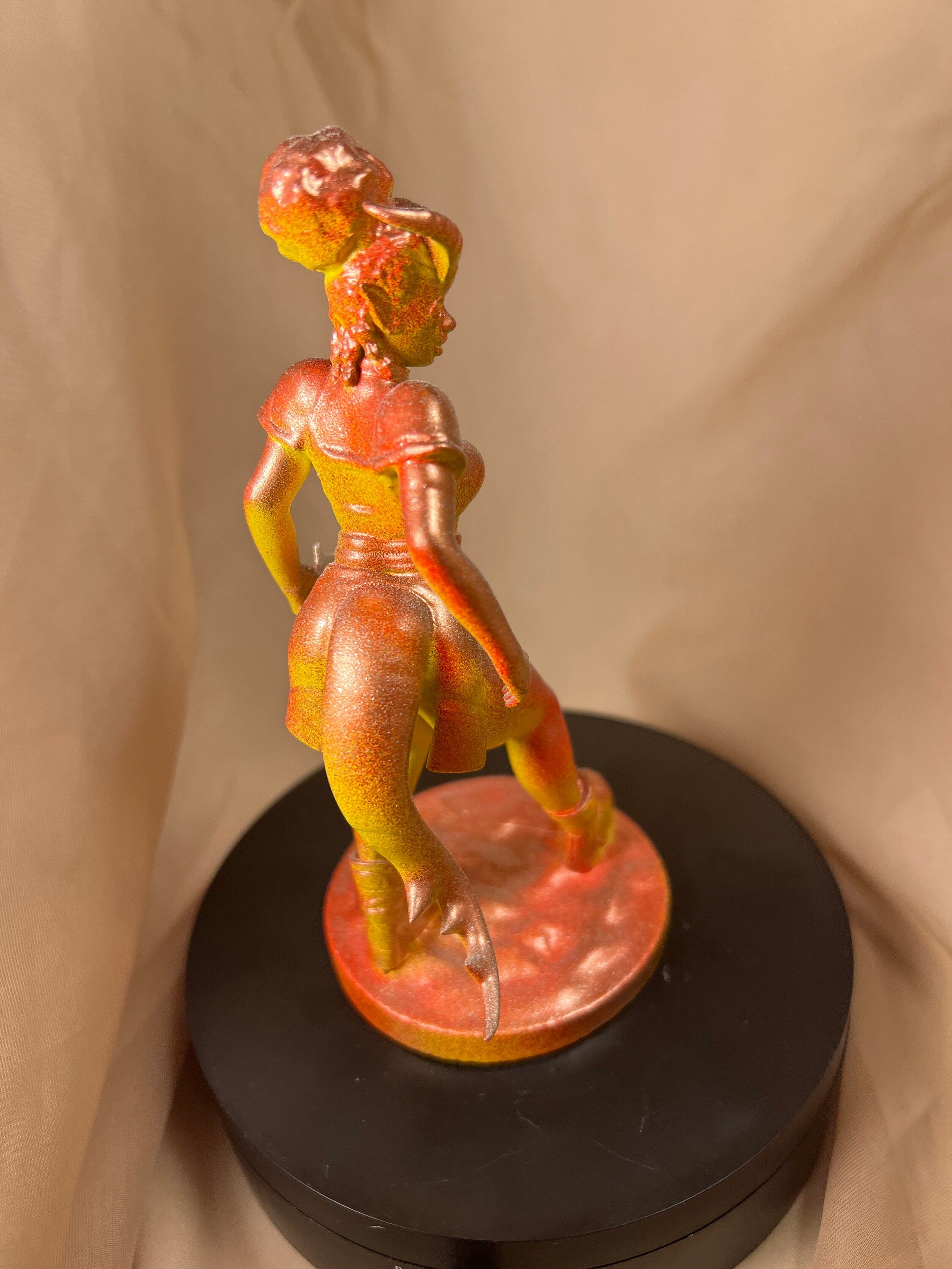 Tiefling Mage Figure / Fantasy Minature