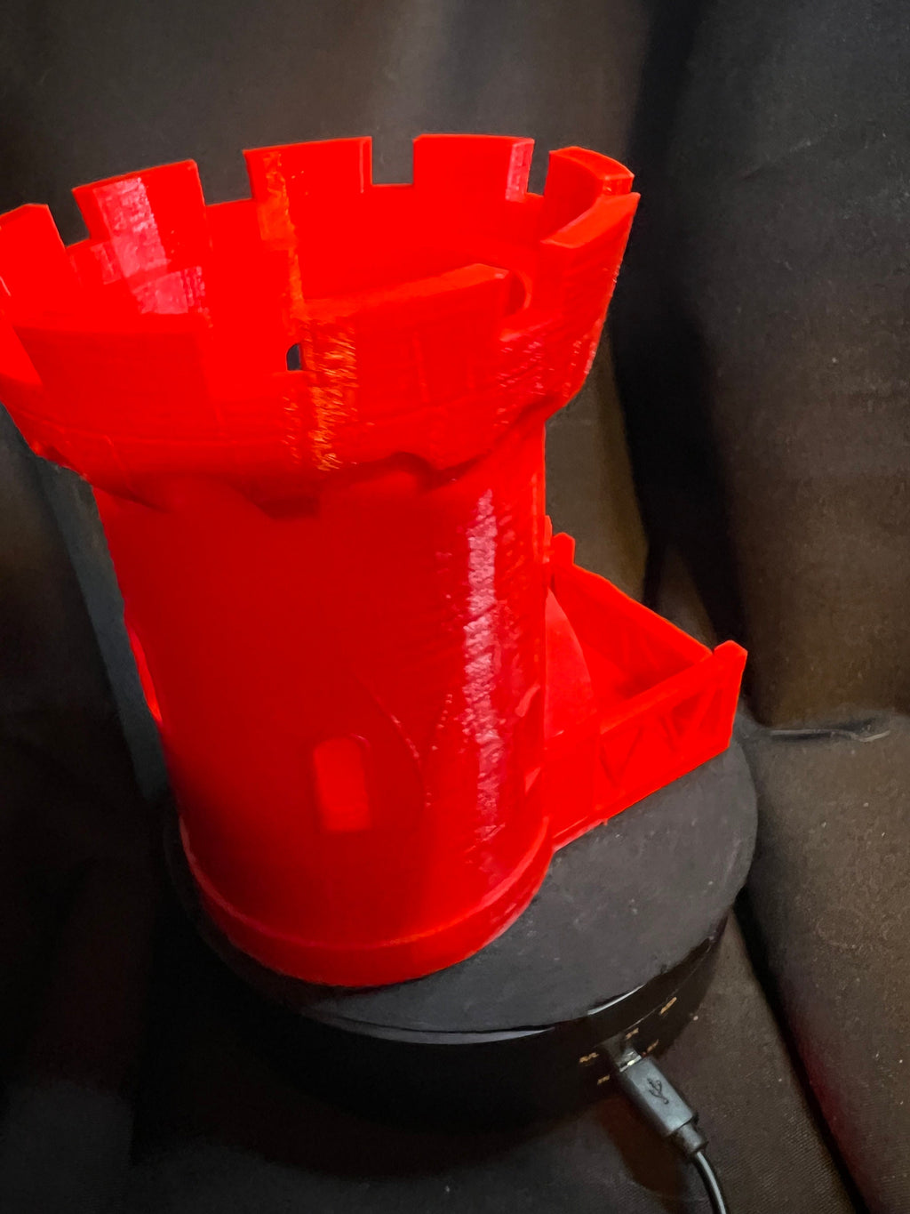 Dungeons and Dragons Dice Tower Round