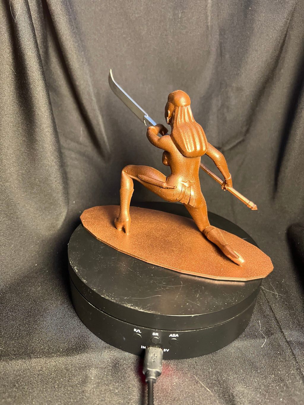 Warrior Woman with a Spear Figure
