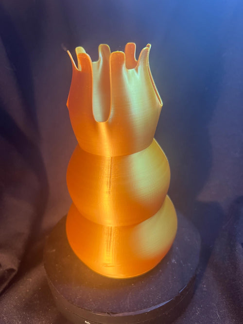 3D Printed Crown Vase: Decorative Fancy Vase