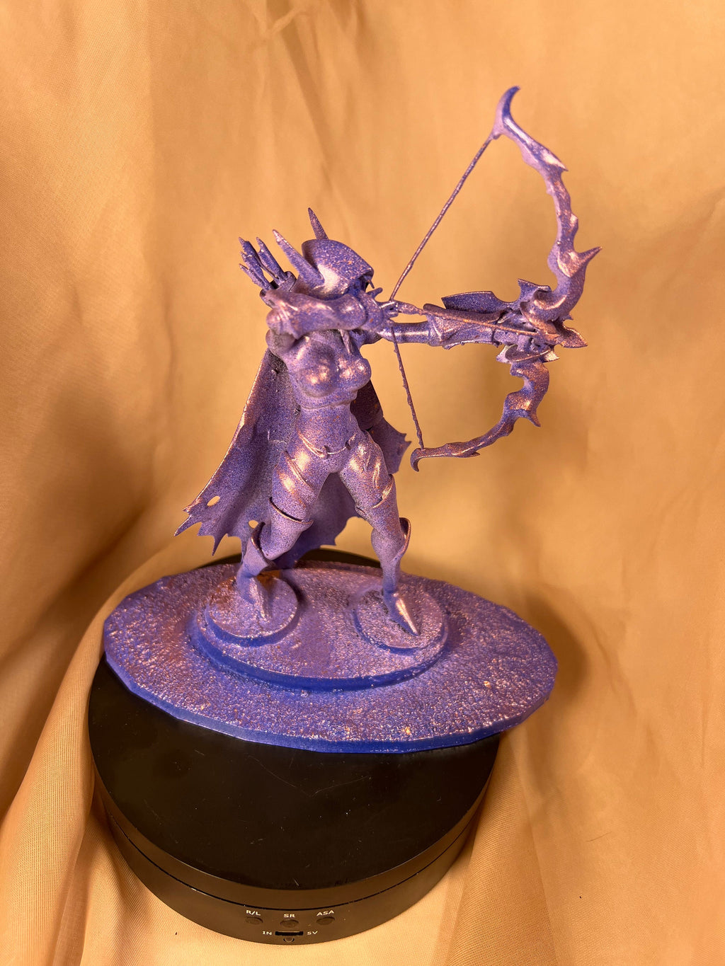 Female Elf Ranger Figure / Fantasy Bowman Woman Figurine