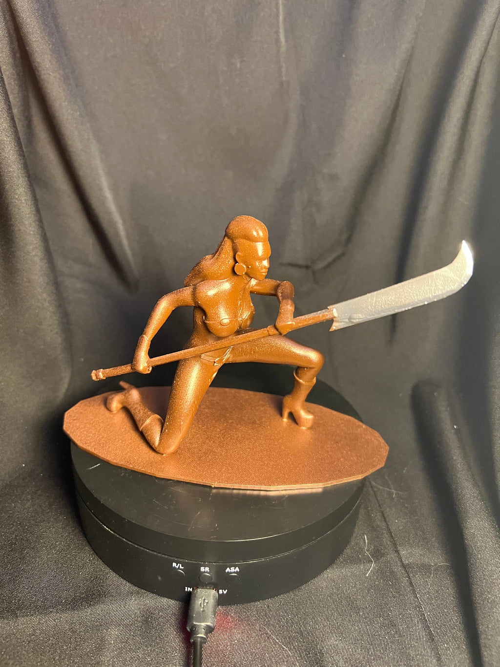 Warrior Woman with a Spear Figure