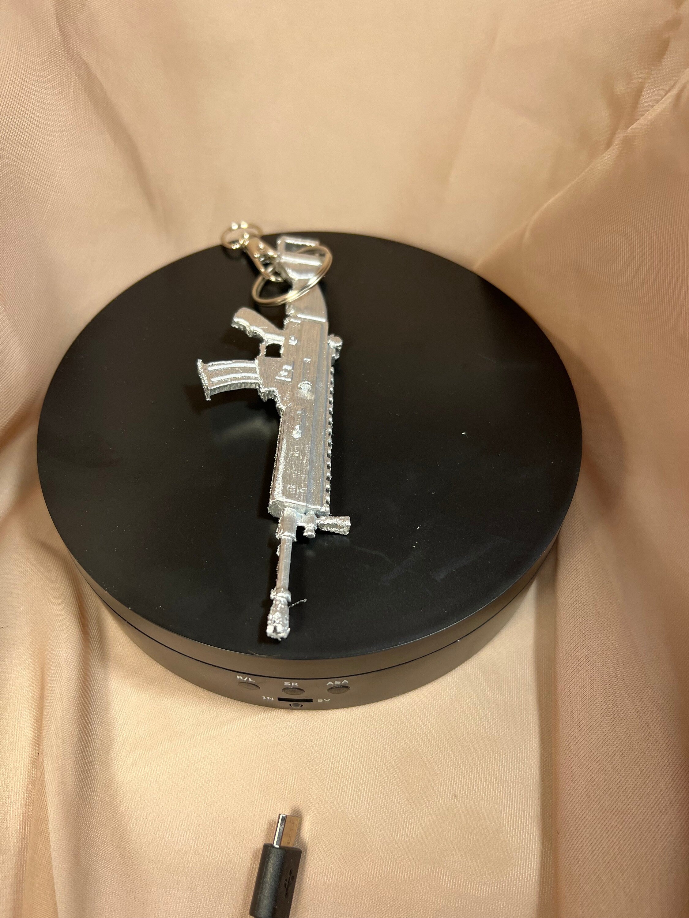 Machine Gun Keychain