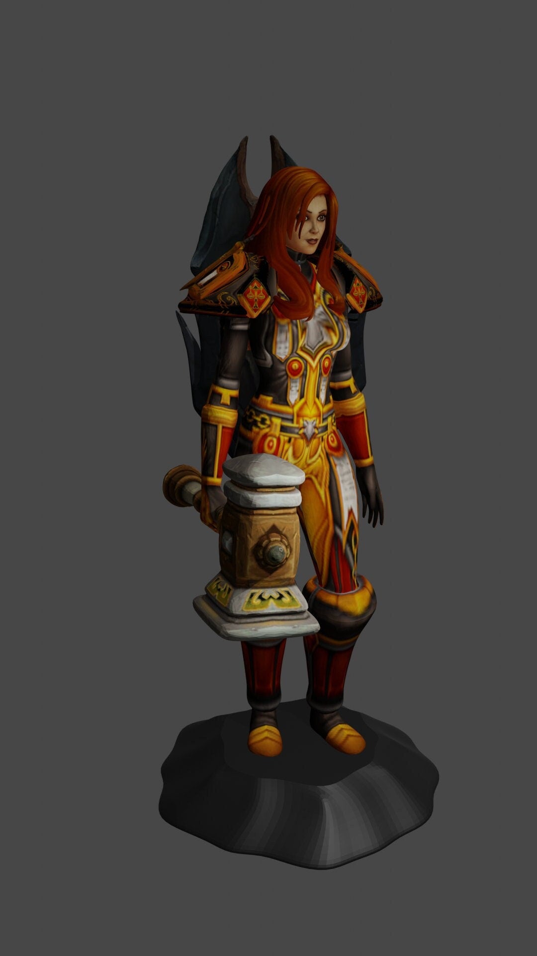 Hellina the Paladin / Female Knight Figure