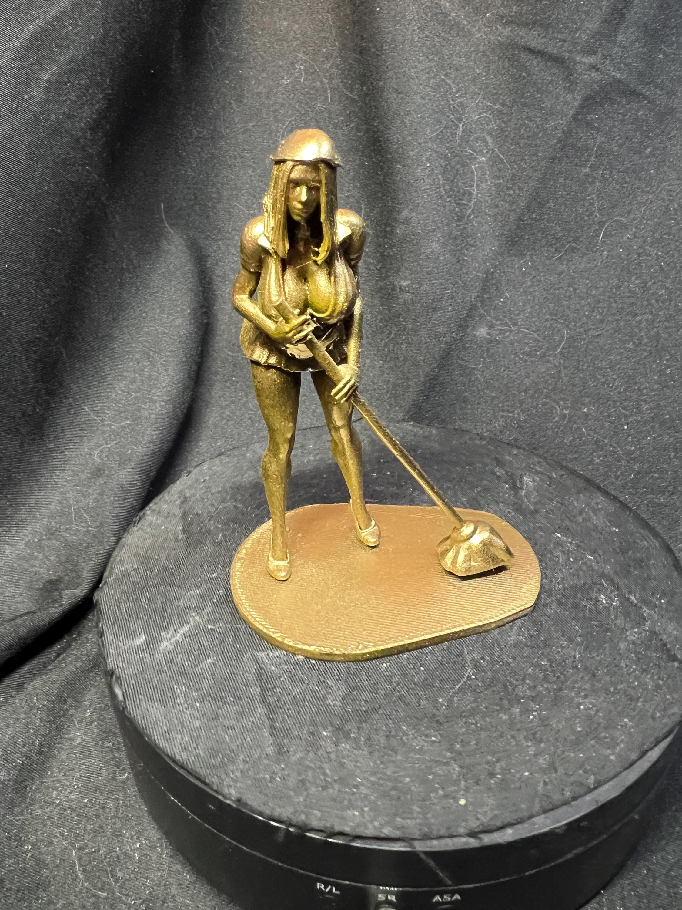 Sexy Sailor Girl Mopping the Deck Collectible Figure